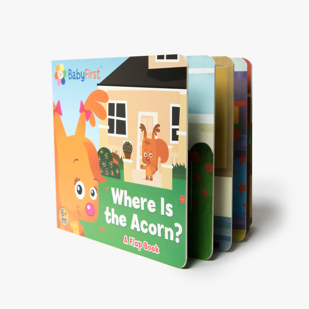 Where Is The Acorn? Flap Board Book – babyfirst Store